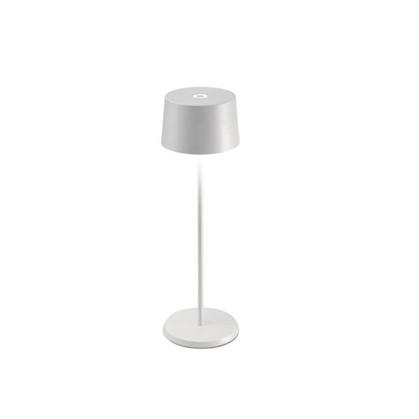 Lampada a led da tavolo Olivia Pro Corten ricaricabile dimmerabile