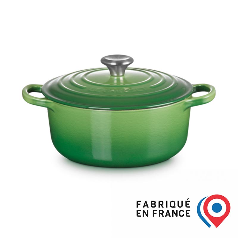 LE-CREUSET-Cocotte-rotonda-Evolution-ghisa-vetrificata-Verde-5